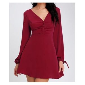 Red Cocktail Dress NWT from Lulus